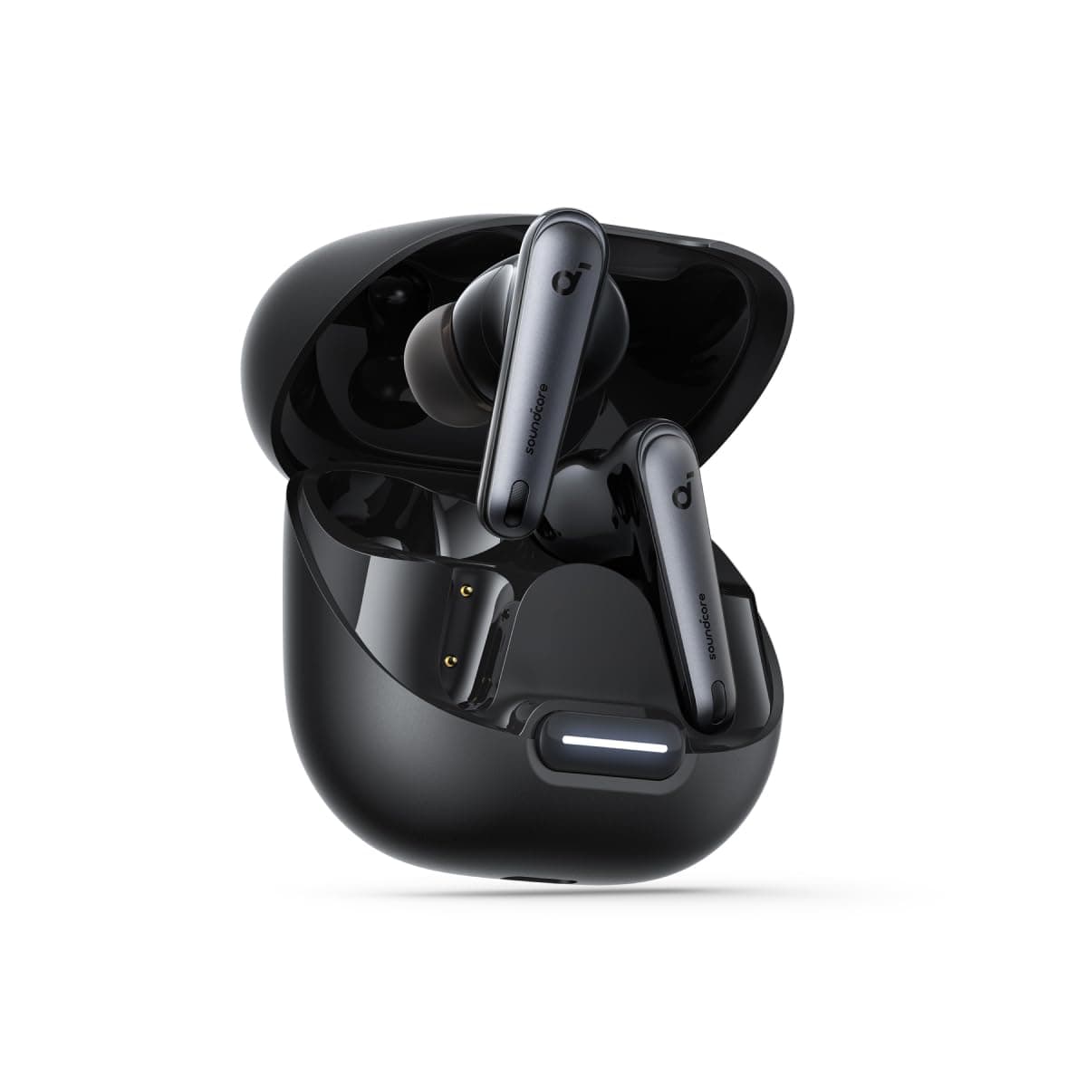 Soundcore by Anker Liberty 4 NC Wireless Earbuds, 98.5% Noise Reduction, Adaptive Noise Cancelling to Ears and Environment, Hi-Res Sound, 50H Battery, Wireless Charging, Bluetooth 5.3 Black