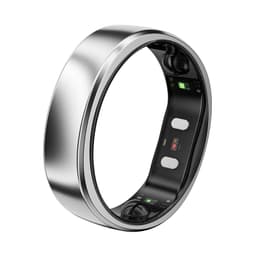 RingConn Gen 2 Air, Ultra-Thin AI Smart Ring, 10-Day Battery Life, Fitness/Sleep/Stress/HR Tracker for Women&Men, No App Fee for Standard Features, iOS & Android Compatible (Size 10, Galaxy Sliver) Galaxy Silver 10