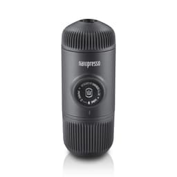 WACACO Nanopresso Portable Espresso Machine, Evolution of the Minipresso, Maximum Pressure 18 Bar, Travel Coffee Maker, No Need for Battery, Manual Operated, Grey