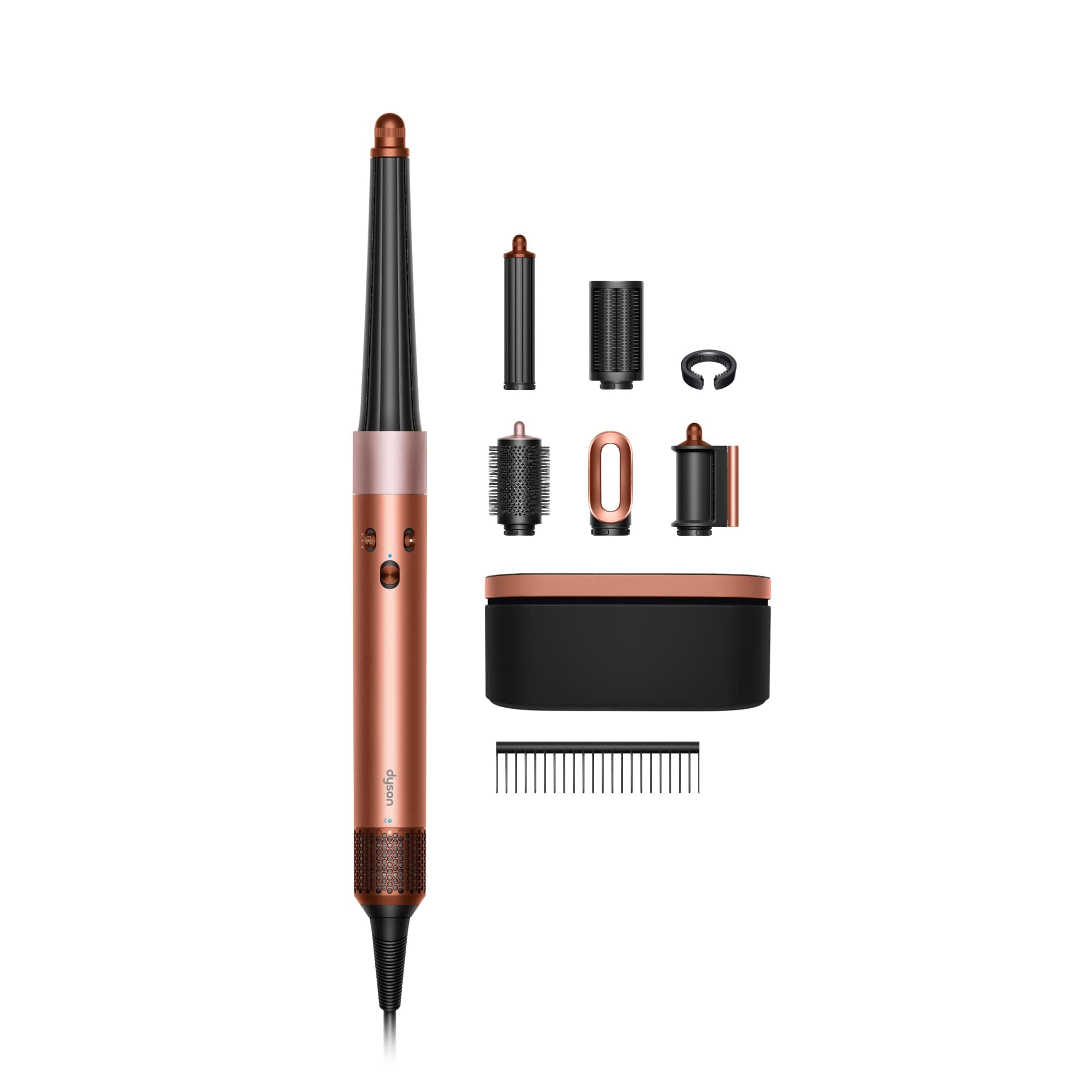 Dyson Airwrap i.d.™ Multi-Styler, Allure Winner, Bluetooth Connected, No Heat Damage, 6-in-1 Versatility, Intelligent Hair Styler Complete Long for Straight to Wavy Hair - Amber Silk