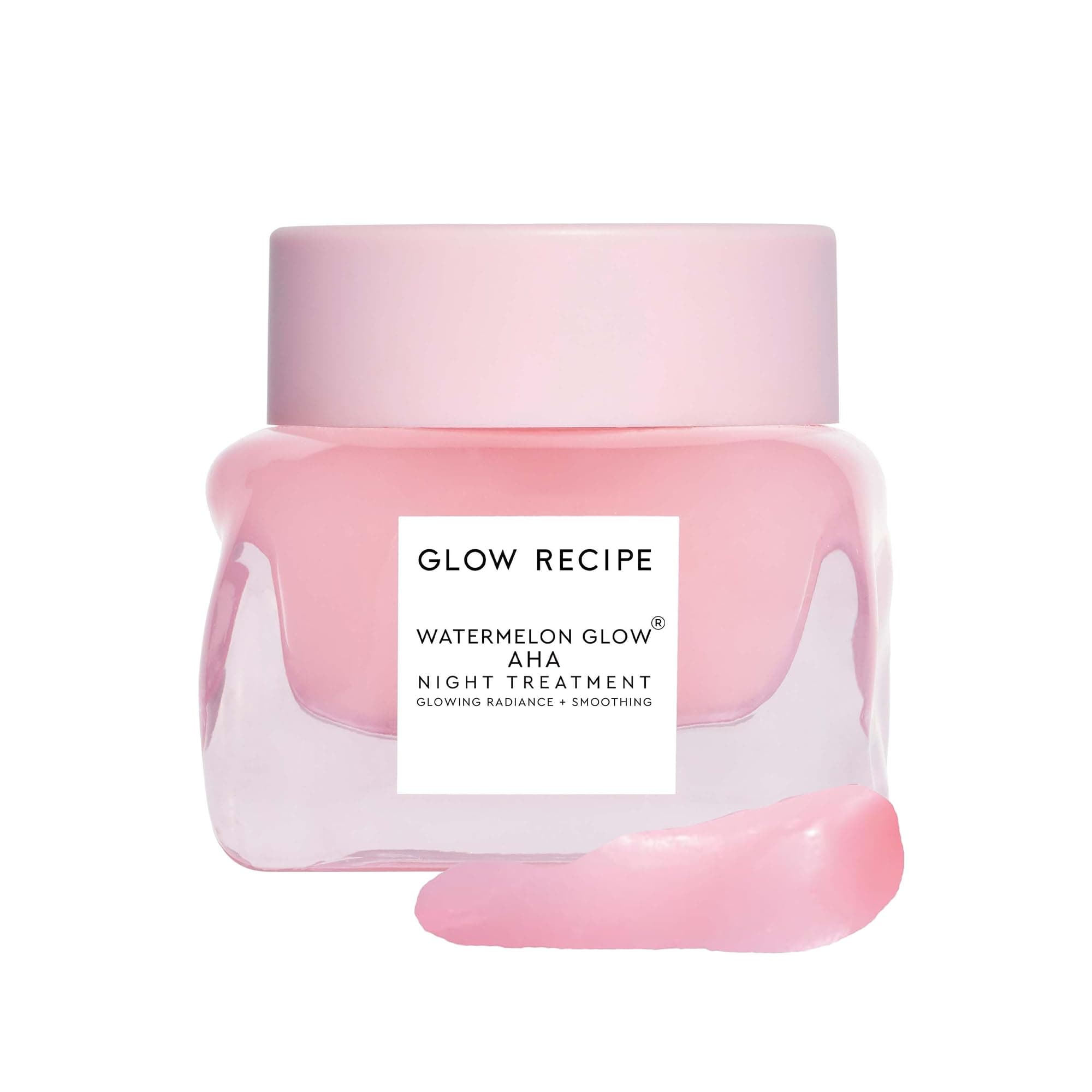 Glow Recipe Watermelon Glow AHA Night Treatment, Travel Size Overnight Mask, AHA Exfoliating Treatment with Glycolic + Lactic Acid, Hyaluronic Acid + Niacinamide, Smooth Even Tone Glow (25 ml) 0.84 Ounce (Pack of 1)
