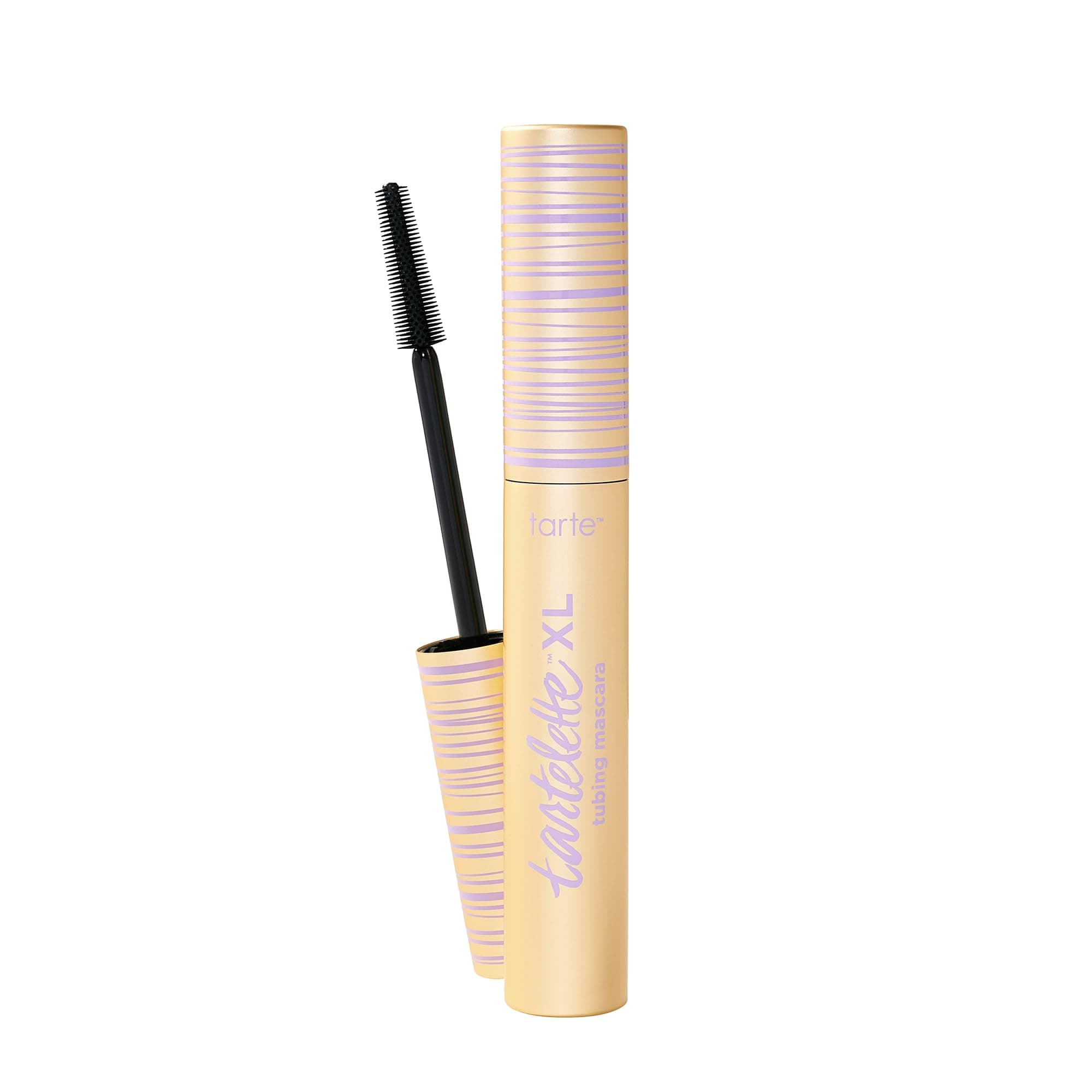 tarte tartelette XL tubing mascara – Lash Extensions in a Tube with Peptide, Extra-Bold Buildable Lifted Length & Volume, Smudge-Proof Longwear, Easy-to-Remove, Vegan & Cruelty-Free black Full Size
