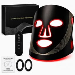 LED Light Therapy mask for Acne Treatment Black