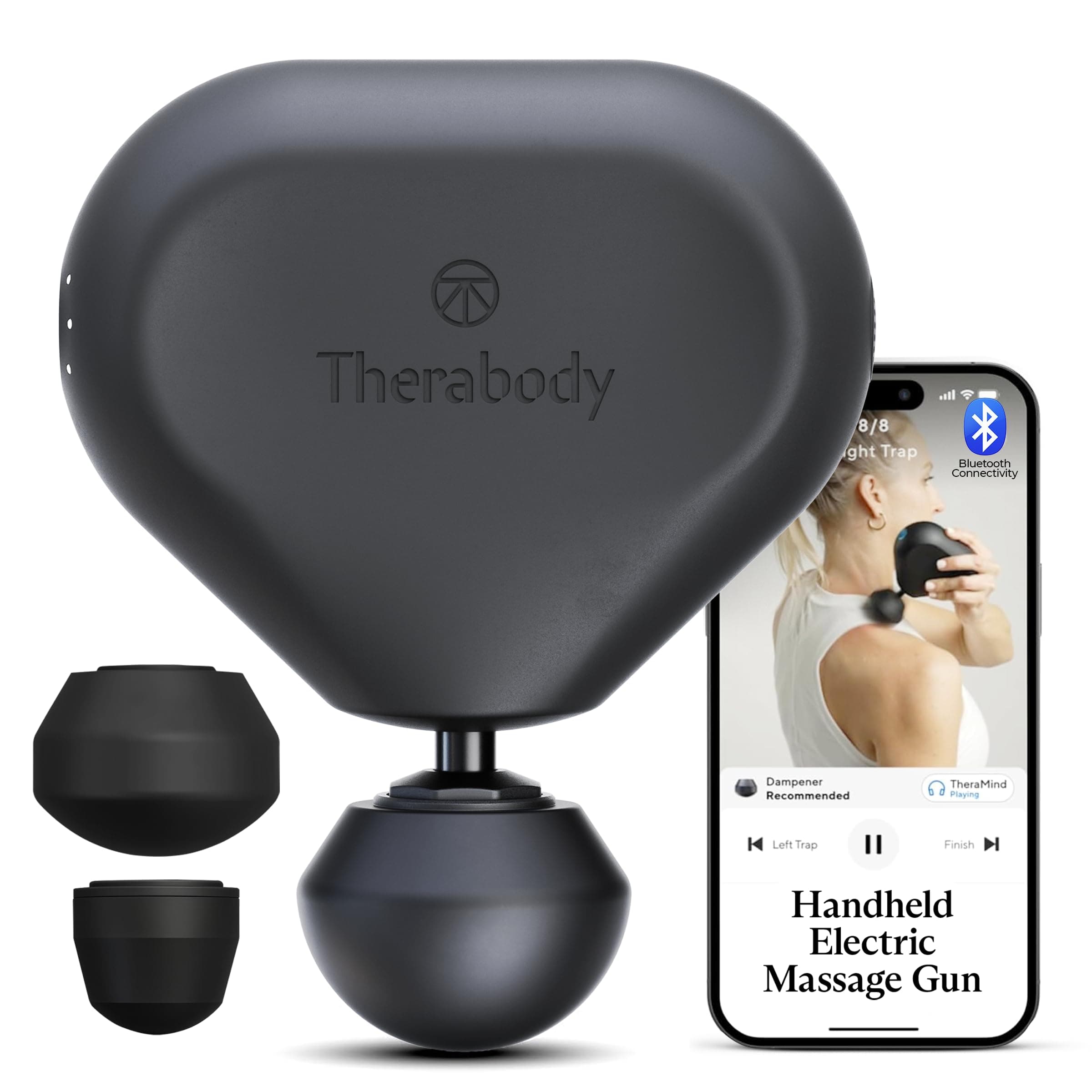 TheraGun Mini (3rd Generation) by Therabody – Ultra-Portable Massage Gun and Travel Essential for Fast, Effective Pain and Tension Relief Anywhere (Black) Black (3rd Gen)